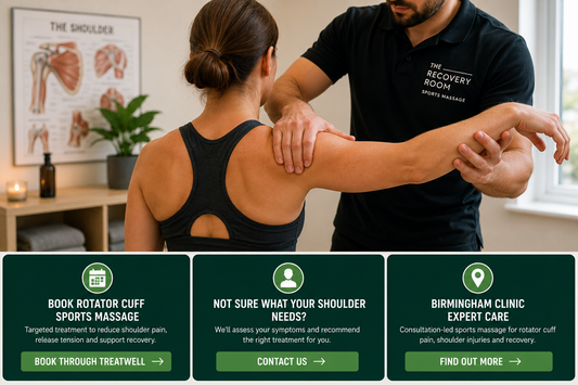 image describing sports massage for the rotator cuff